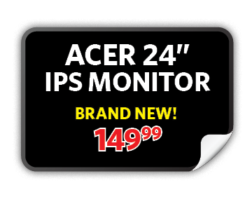 Acer 24in IPS Monitor, $149