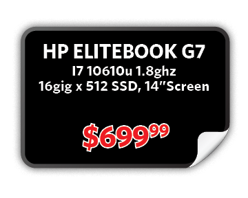 HP Elitebook G7, $699