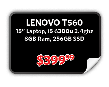 Lenovo T560, $399