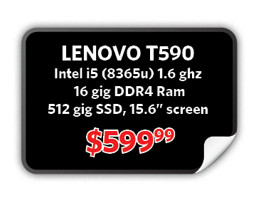 Lenovo T590, $599